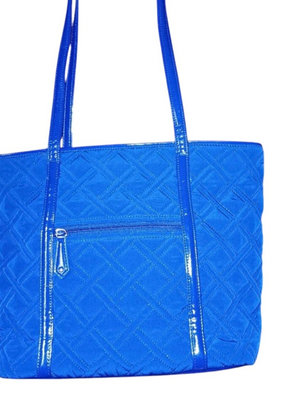 Vera Bradley Royal Blue Quilted Tote - Picture 4 of 8